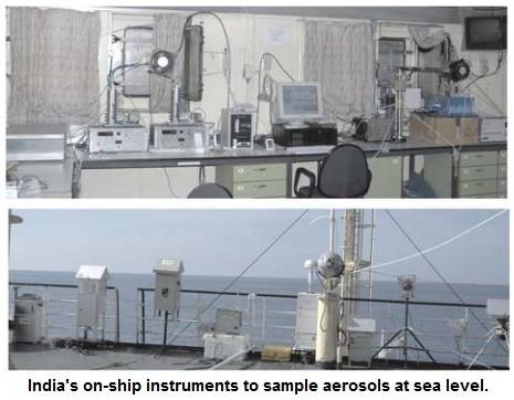 India on-ship instruments